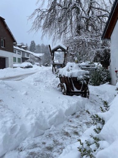 Winter in Bischofsgrün-paterlehütte